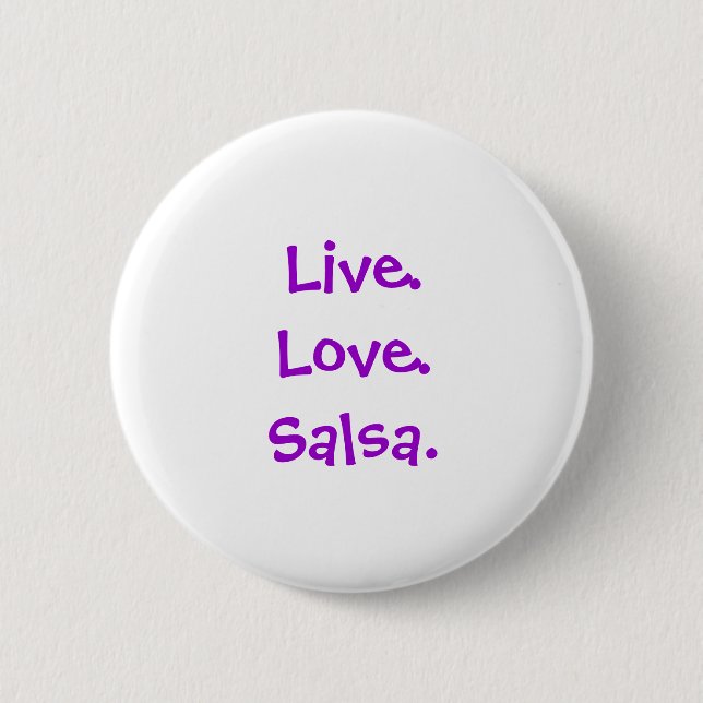 Salsa-Knopf Button (Vorderseite)