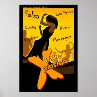 Salsa - Latein X Nacht Poster