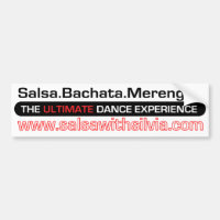 Salsa mit Silvia-Autoaufkleber