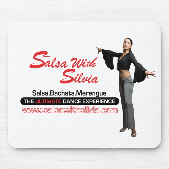 Salsa mit Silvia-Mausunterlage Mousepad (Vorne)