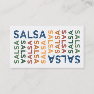 Salsa Niedlich Visitenkarte