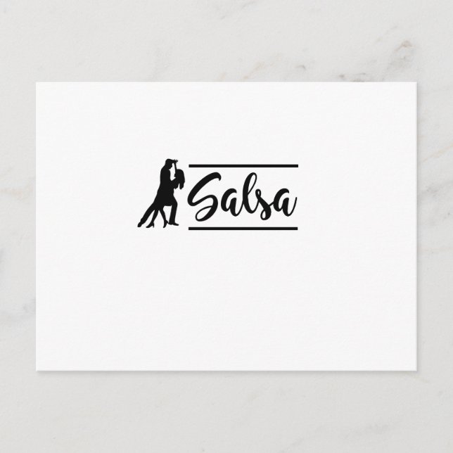 Salsa Postkarte (Vorderseite)