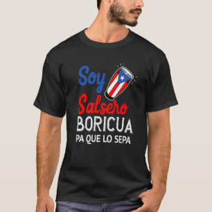 Salsa Puerto Rico Boricua Puerto Rico Rote Kirche T-Shirt