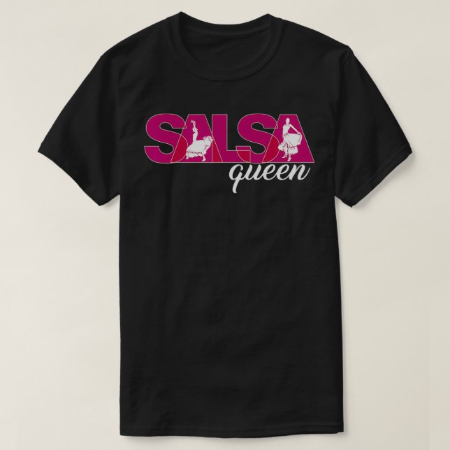 Salsa Queen Niedlich Salsa Queen Dance Gift T-Shirt (Design vorne)
