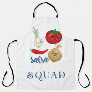 Salsa Squad Niedlich Food Spaß Zitat Funny Schürze