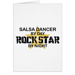 Salsa-Tänzer-Rockstar bis zum Nacht