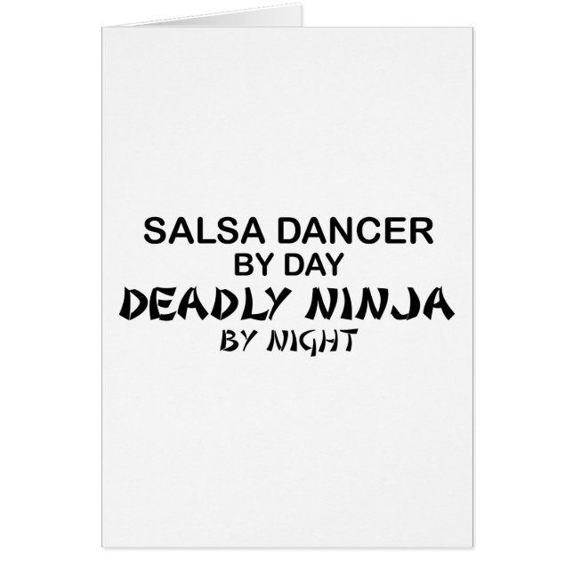 Salsa-Tänzer tödliches Ninja bis zum Nacht (Vorne)