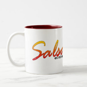 Salsa-Tasse Zweifarbige Tasse