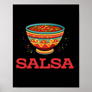 Salsa- und Chips-Matching-Kostüm Poster