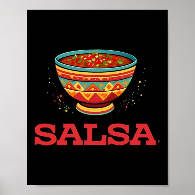 Salsa- und Chips-Matching-Kostüm Poster (Vorne)