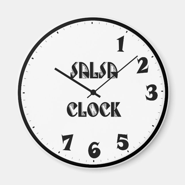 SalsaClock Magnet (Vorne)