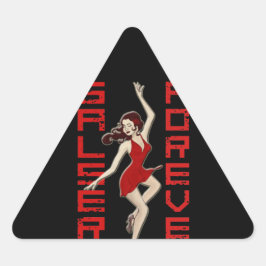 SALSERA FOREVER DREIECKIGER AUFKLEBER