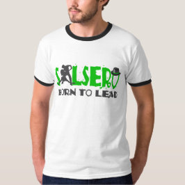SALSERO - GEBOREN, mit Tanzenpaare T - Shirt ZU