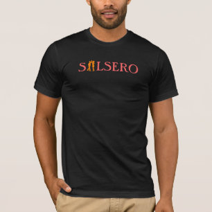 Salsero Salsa-Tänzer-Mann mit T-Shirt