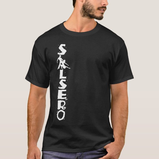SALSERO T - Shirt mit Tanzenpaaren anstelle A (Vorderseite)