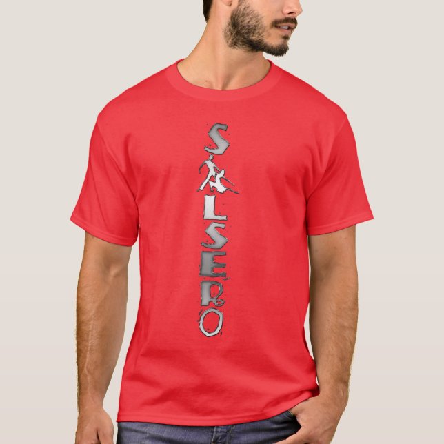SALSERO T - Shirt mit Tanzenpaaren anstelle A (Vorderseite)