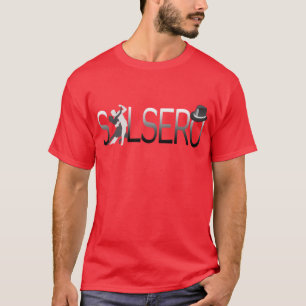 SALSERO T - Shirt mit Tanzenpaaren u. -hut