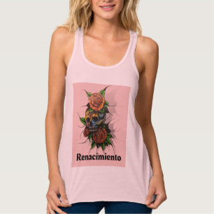 Salsola-Renacimiento Rosa-Spitze Tank Top