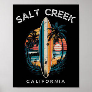 Salt Creek Beach Kalifornien Männer Frauen Surfen  Poster