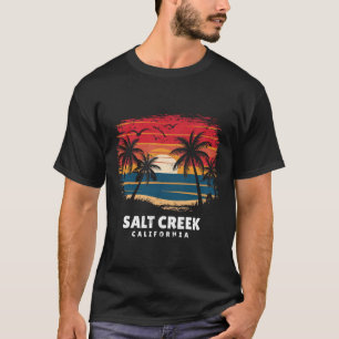 Salt Creek Beach Kalifornien Surfer Palme T-Shirt