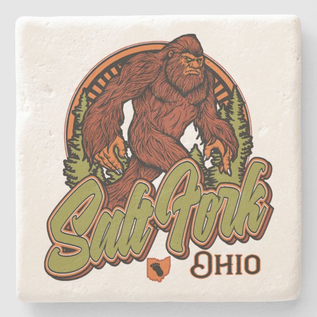 Salt Fork Bigfoot Untersetzer (Vorderseite)
