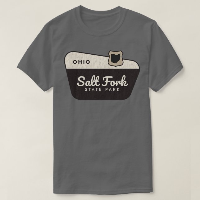 Salt Fork Staat Park Ohio Herzlich willkommen T-Shirt (Design vorne)