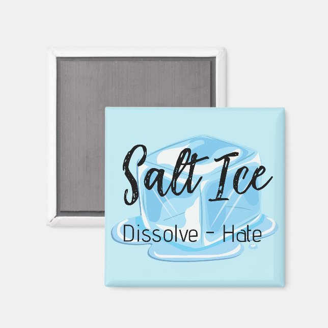 Salt Ice Magnet (Vorderseite/Rückseite)