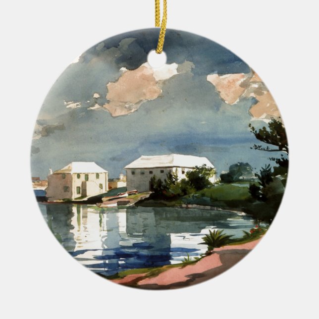 Salt Kettle, Bermuda Keramik Ornament (Vorne)