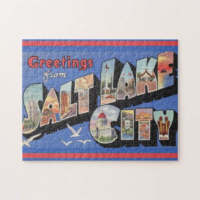 Salt Lake City 11x14 Puzzle (Horizontal)