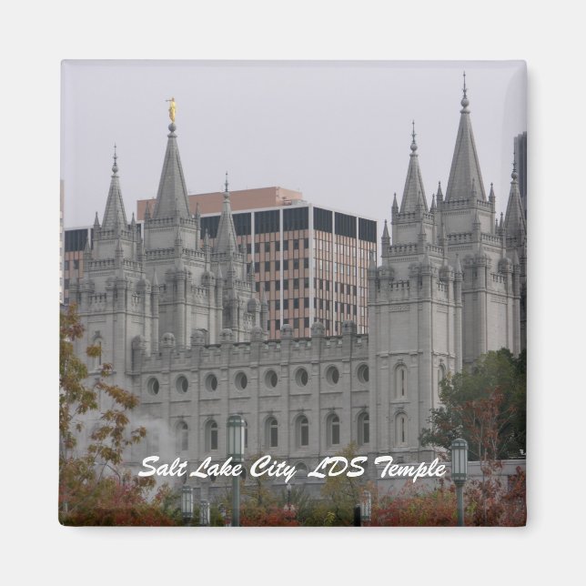 Salt Lake City LDS Tempel Magnet (Vorne)