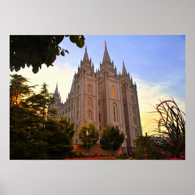 Salt Lake City, LDS Tempel Poster (Vorne)