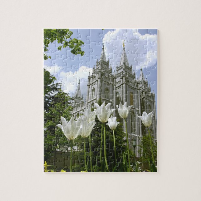 Salt Lake City LDS Tempel Puzzle (Vertikal)