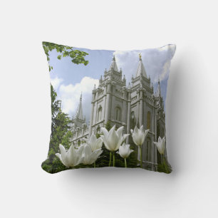 Salt Lake City LDS Tempelwirbel Kissen
