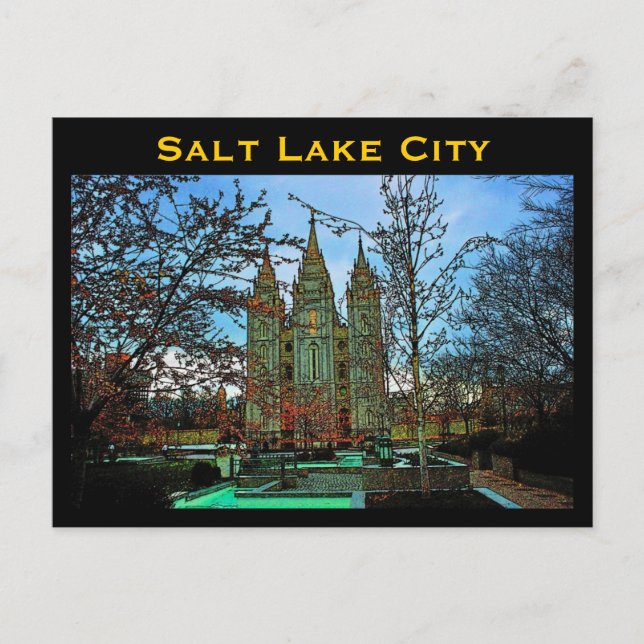 Salt Lake City Postcard Postkarte (Vorderseite)