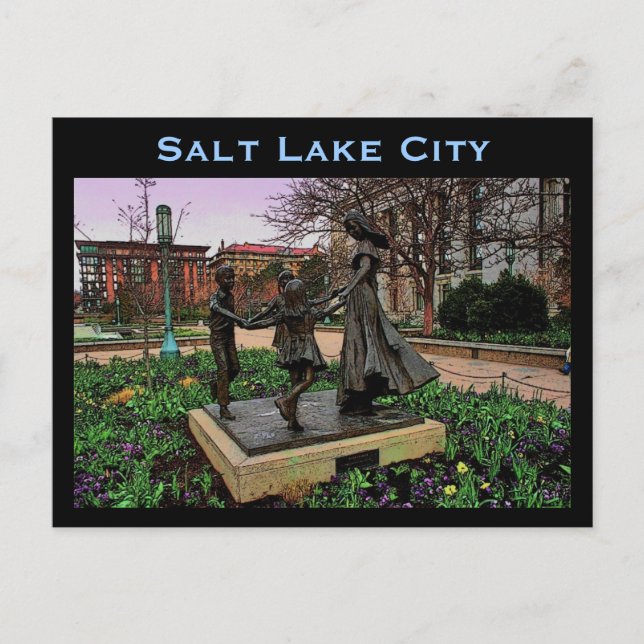 Salt Lake City Postcard Postkarte (Vorderseite)