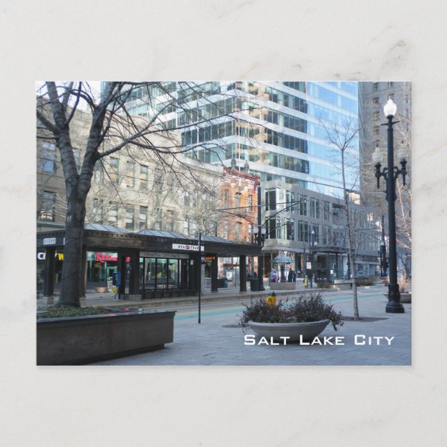 Salt Lake City Postkarte (Vorderseite)