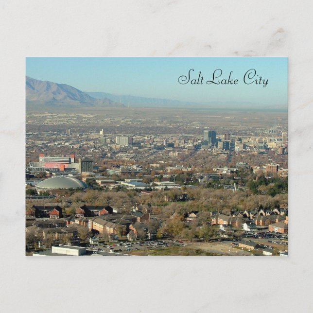 Salt Lake City Postkarte (Vorderseite)