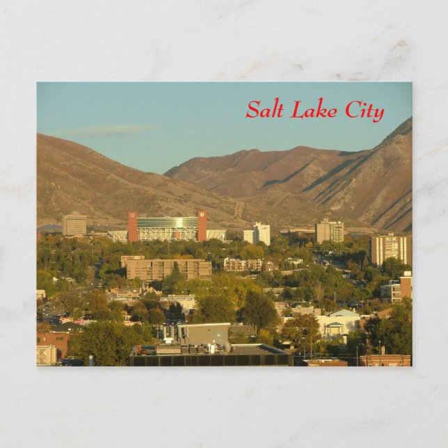 Salt Lake City Postkarte (Vorderseite)