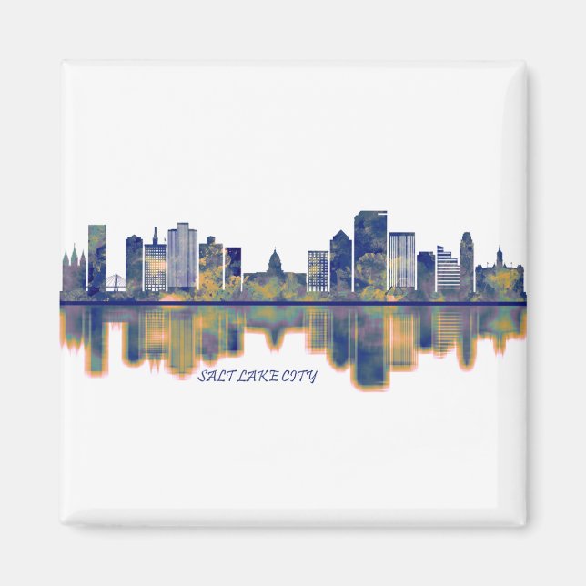 Salt Lake City Skyline Magnet (Vorne)