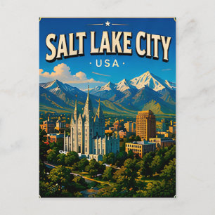 Salt-Lake-City-Tempel Postkarte