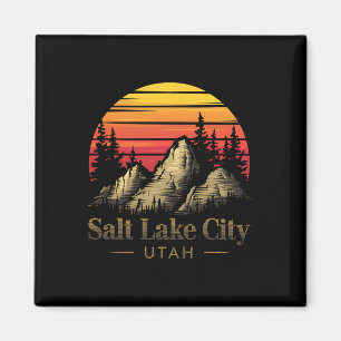 Salt Lake City Utah Bergwandern Souvenir Geschenk Magnet