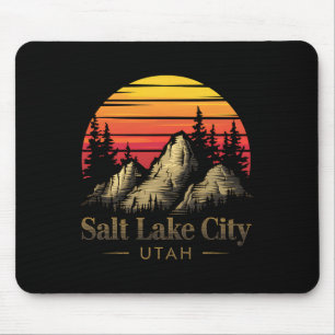 Salt Lake City Utah Bergwandern Souvenir Geschenk Mousepad
