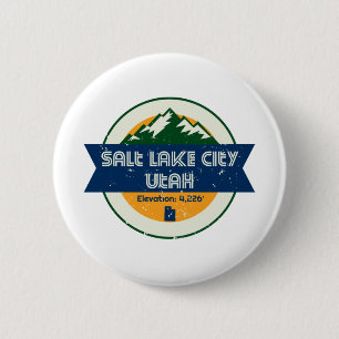 Salt Lake City Utah Button