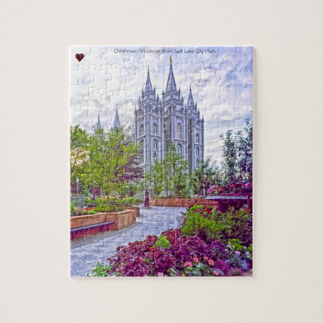 Salt Lake City Utah Jigsaw Puzzle (Vertikal)