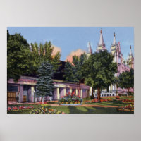 Salt Lake City Utah Mormon Tabernacle und Tempel