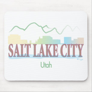 Salt Lake City, Utah Mousepad