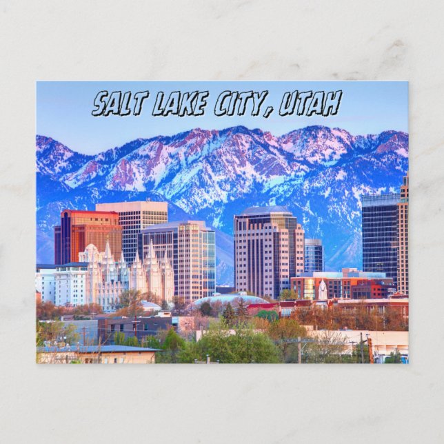 Salt Lake City, Utah Postcard Postkarte (Vorderseite)