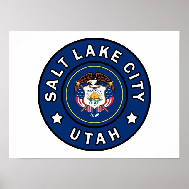 Salt Lake City Utah Poster (Vorne)