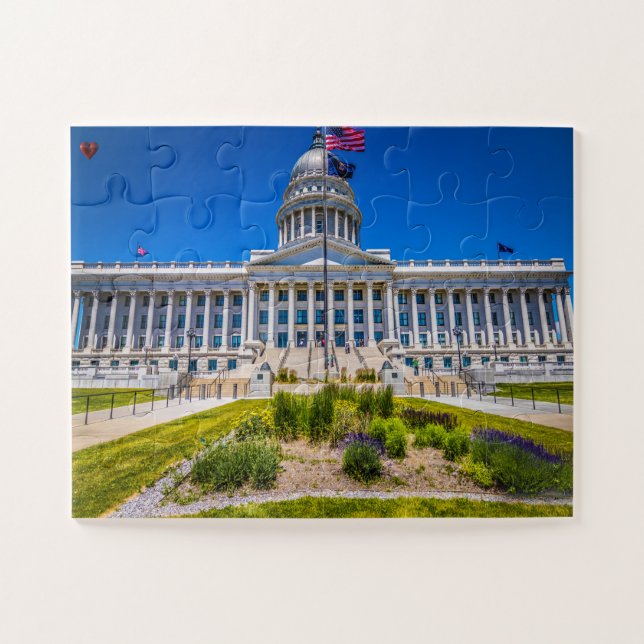 Salt Lake City Utah Puzzle (Horizontal)