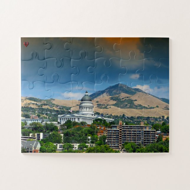 Salt Lake City Utah Puzzle (Horizontal)
